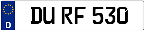 Truck License Plate